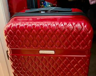 "Kathy Ireland" Red Hardside Spinner Luggage