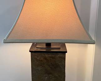 Slate Table Lamp with Bronze Finish