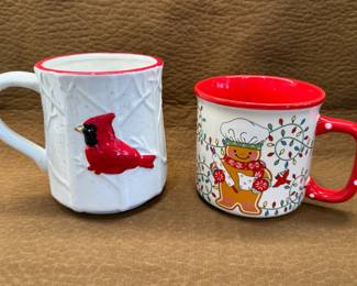 "Winter Whimsy" by Temp-tations and Peppermint & Pine Ceramic Christmas Mugs