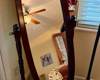 Coaster Company of America Oval Cheval Mirror