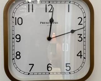 Presentime & Co 10" Anton Vintage Square Clock