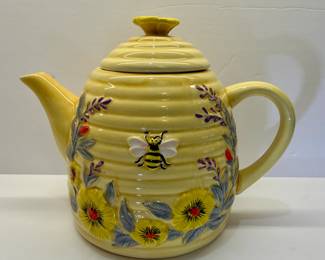 Certified International Bee Sweet 3D Beehive Teapot