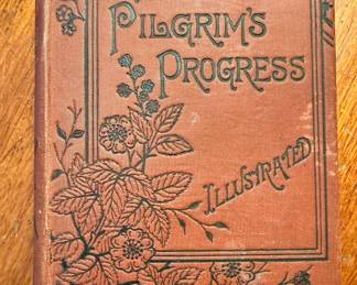 Antique, Decorative Edition of John Bunyan's Book "The Pilgrim's Progress"
Stamped "SCHOOL BOARD FOR LONDON"