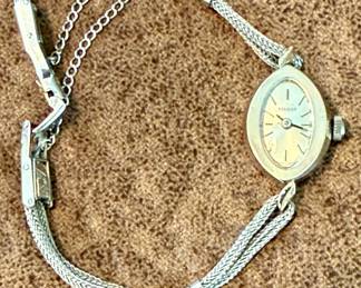 Vintage Ladies' Engraved Tissot Stylist Watch in 14k Gold