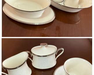 Lenox "Moonspun" Fine Bone China Serving/Side Pieces