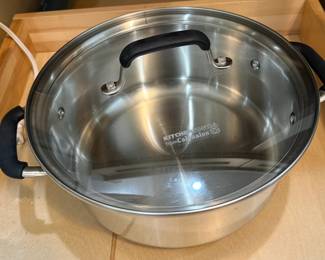 Calphalon Stainless Stockpot with Glass Lid
