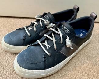 Women's Black/Navy Sperry Sneakers