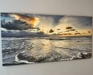 105 Ocean Sunrise XL Decorator Art Panel