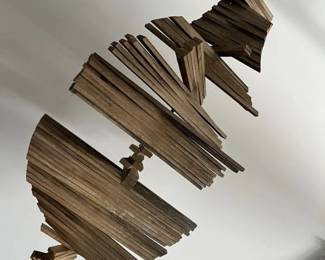 105 Vintage XL Spinning Wood Whirligig