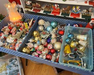 105 Vintage Holiday Ornaments