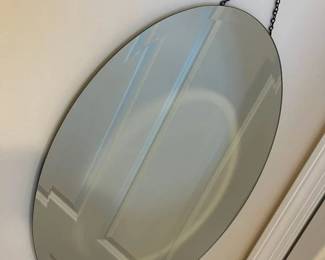 105 Oval Entry Mirror