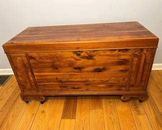 105 Ed Roos Vintage Cedar Trunk 