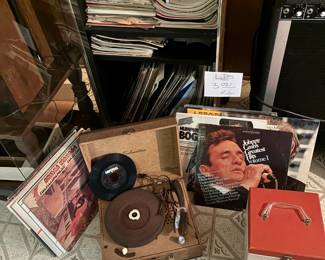 old 45 record player 