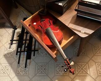 violin, 1960's iron wall sconces