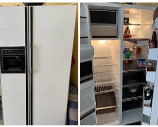 GE SidebySide Refrigerator with Custom Dispenser Model TFXE