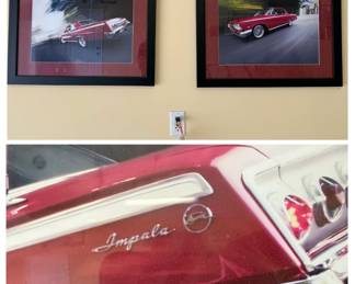 Chevrolet Impala Art Prints Set of