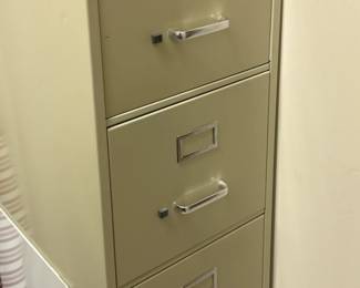 FourDrawer Metal Filing Cabinet