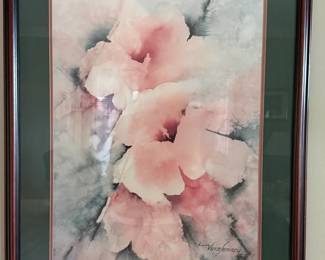 Vince Zemacy Floral Watercolor Print