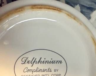Certified Intl Corp. Delphinium Compliments Canister Set second image