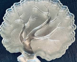 Hazel Atlas Tree of Life Snack Plate