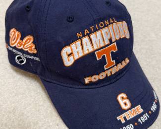 University of Tennessee Volunteers Football Time National Champions Cap