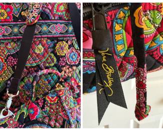 Vera Bradley Quilted Weekender Bag Folk Flower Pattern second image