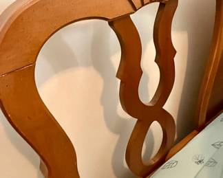 Vintage Wooden Sleigh Bed Frame second image