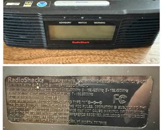 RadioShack AM or FM or WX Weather Alert Clock Radio with SAME and Skywarn