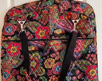 Vera Bradley Quilted Weekender Bag Folk Flower Pattern