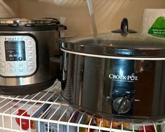 Instant Pot Duo and CrockPot Slow Cooker Bundle