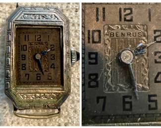 Vintage Benrus Octagon Art Deco Womens Watch