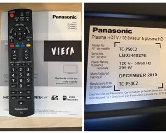 Panasonic TCPC Plasma HDTV second image