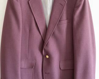 Vintage Spencer by Duggans Mens Store Blazer with Crest Buttons