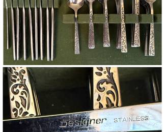 Stanley Roberts Fragrant Rose Stainless Steel Flatware Set