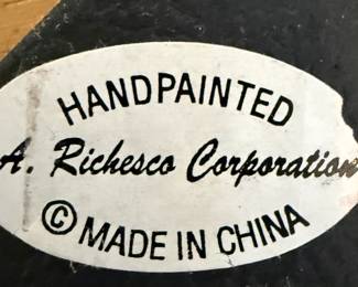 A. Richesco Corporation D Fruit Basket Relief Plaque second image