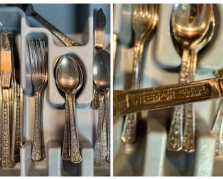 Vintage Interpur FLORENZ Stainless Steel Flatware Set