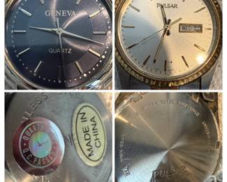 Pulsar and Geneva Quartz Wristwatches second image