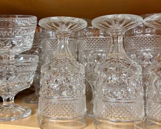 Anchor Hocking Wexford Pattern Glassware