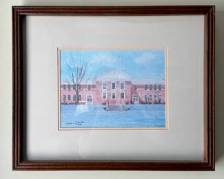 T. Chandler School Building Limited Edition Print