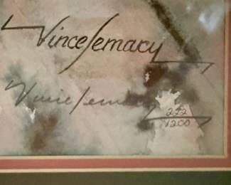 Vince Zemacy Floral Watercolor Print second image