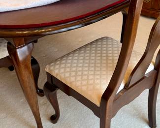 Henkel Harris Queen Anne Solid Mahogany Dining Chair