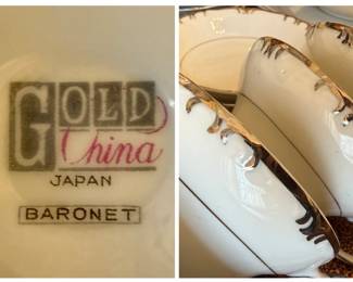 Baronet Gold China Japan Dinnerware Set second image