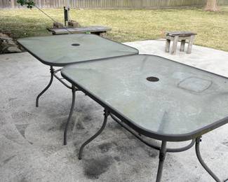 Two Patio Tables