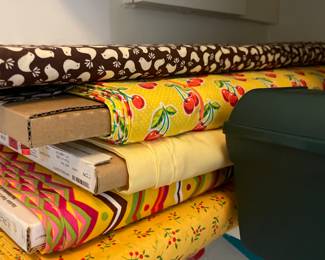 More Bolts of fabric