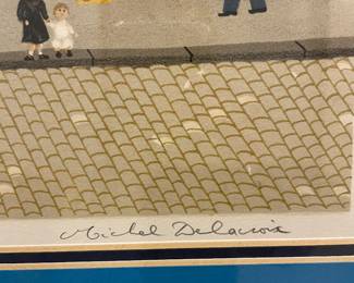 Signed Michel Delacroix