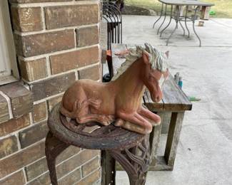 Cement Horse
