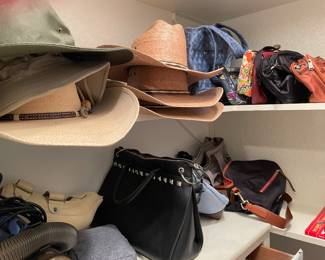 Cowboy Hats, Purses, etc