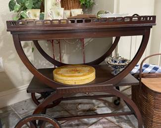 Vintage Tea Cart with removable Tray