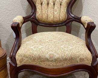 Victorian parlor chair
