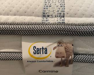 Queen Serta Mattress with really nice topper.  Like New 